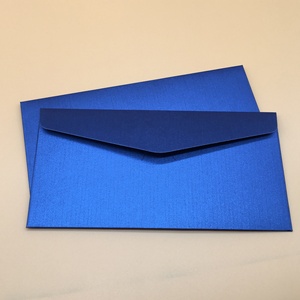 Società della busta opaca carta nera logo a caldo A6 formato formato su misura stampato supporto di carta - Product Image 5