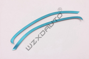 WZXD 18 Pcs Stainless Steel <b>Window</b> Frame Trim <b>Cover</b> Auto Accessories for 2013 - Product Image 5