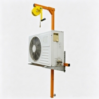 Mini grue de levage portable de 10 m avec treuil manuel pour l'installation d'une unité extérieure de climatisation