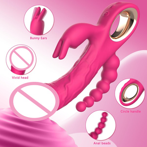 Hot Hot G Spot Thrusting Dildo Anal 3 in 1 Rabbit <b>Vibrators</b> Sex Toys for Women, Adult Sex Toys with 7 vibrating modes - Product Image 4