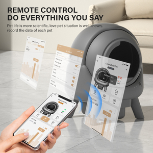 Caja de Arena Electrónica Inteligente para Gatos con Autolimpieza y Desodorización - Caja Automática Abierta - Product Image 2