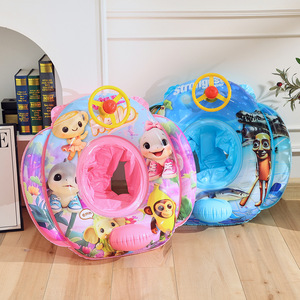 Flotador Inflable para Bebés con Diseño de Dibujos Animados, Asiento de PVC Reforzado para Piscina, Parque Acuático, Natación Infantil - Product Image 2