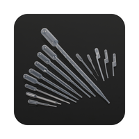 0.5ml 1ml 2ml 5ml 10ml Micropipette graduée en plastique médical jetable stérile de transfert de compte-gouttes 3ml