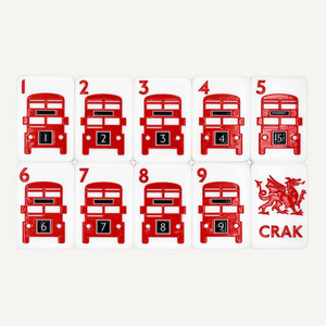 London Calling – Tuiles de Mahjong américaines <span class=keywords><strong>en</strong></span> acrylique rayées à cinq couches, Big Ben, <span class=keywords><strong>Bus</strong></span> à deux étages, Théière pour soirée de jeu sur le thème britannique - Product Image 3