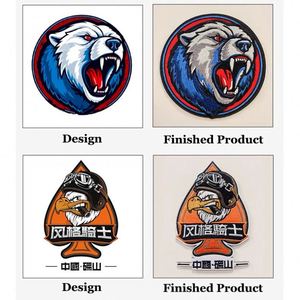 Patchs brodés personnalisés thermocollants pour casquettes, patchs brodés pour casquettes de camionneur, lettres brodées thermocollantes pour chapeaux et vêtements, badges. - Product Image 4