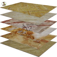 Panneaux muraux en plastique de salle de bains, feuille transparente, 4x8, étanches pour la décoration intérieure, 50 pièces