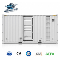 Groupe électrogène à gaz de type conteneur avec moteur Cummins de Chongqing, structure intégrée en conteneur, facile à soulever et à transporter, à vendre