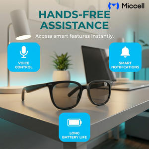<span class=keywords><strong>Gafas</strong></span> Inteligentes Miccell PAG07 con Llamadas Manos Libres, Diseño Ligero e Impermeable, Batería <span class=keywords><strong>de</strong></span> Larga Duración <span class=keywords><strong>para</strong></span> Negocios al Aire Libre - Product Image 6