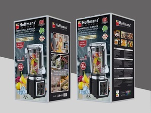 Wholesale Hoffmans HM-2088 Quiet Commercial Blender Sound Shield 4800W 2L Unbreakable Jar Pure Copper Motor Africa Market Hot 1. - Product Image 5