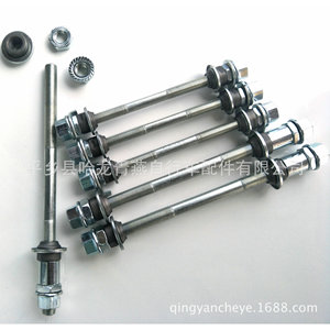 Eje Sólido de Acero de Alta Resistencia para Bicicleta de Montaña, Accesorios para Eje Delantero y Trasero - Product Image 3