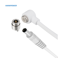 Câble de charge magnétique rond à 2 broches de type C USB vers 6 mm pour appareil intelligent, fabriqué par OEM