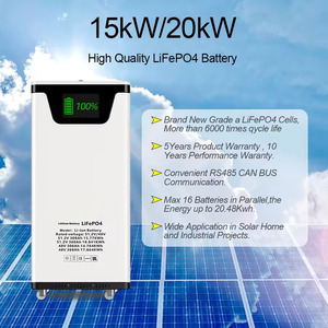 Vente en gros directe d'usine, batterie LiFePO4 20,48 kWh 400 Ah 51,2 V, stockage d'énergie domestique, OEM ODM - Product Image 5