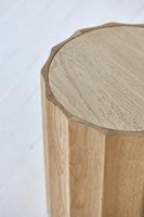 Table d'appoint en bois massif durable au design nordique moderne pour salon, chambre à coucher, meubles de maison