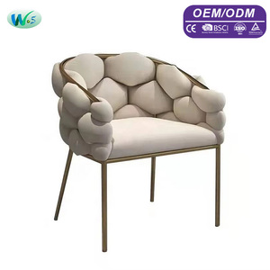 Fauteuil de salon en velours de luxe nordique en gros, fauteuil de salon, fauteuil de maquillage, fauteuil de détente, fauteuil de salon pour la maison - Product Image 3