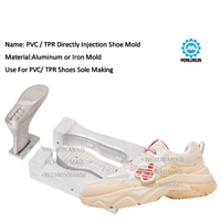 Mode grosses baskets respirant maille décontracté PVC TPR course Absorption chaussures de Sport moule caractéristique paniers Tendances
