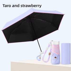 Sombrilla Portátil Mini de Nuevo Diseño 2026 para Mujeres y Niñas, Protección UV, para Días Soleados y Lluviosos, con Logotipo Publicitario Personalizado - Product Image 4