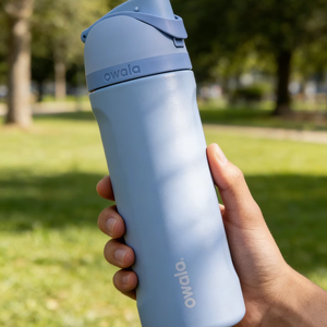 Gobelet isotherme en acier inoxydable Owala de 32 oz, anti-fuite, sans BPA, <span class=keywords><strong>bouteille</strong></span> d'eau pour le bureau, les voyages et l'usage quotidien - Product Image 1