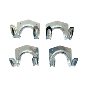 Bền Thép Không Gỉ Treo Tường Móc Nhà Để Xe Trang Trại Ống Nước Công Cụ Đổ Kim Loại Móc Duy Nhất Đôi Lớn Nhỏ Móc - Product Image 1