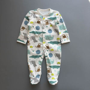 도매 하이 퀄리티 면 아기 소녀 옷 0-3 개월 OEM 브랜드 새로 태어난 장난 꾸러기 ODM 공급 니트 아동 의류 - Product Image 2