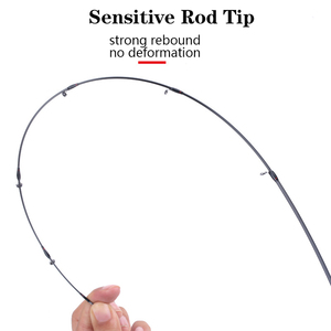Canne à pêche télescopique FJORD ultra-légère en carbone, 2 sections, action lente, pour rivière, 90g, spinning et casting - Product Image 3