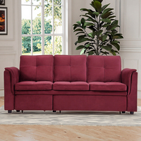 Sofá Cama Plegable en Forma de L con Ruedas, Mueble de Salón con Almacenamiento Montado en la Pared, Estilo Murphy, para Canadá, Australia y Nueva Zelanda