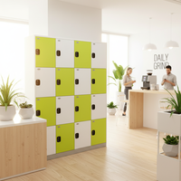 Casier facile direct d'usine pour le stockage de gymnase et d'école Armoire personnalisée en plastique ABS avec structure KD Stockage de colis étanche