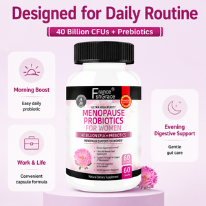 Complément personnalisé pour la ménopause pour femmes, capsules d'équilibre hormonal pour les sueurs nocturnes, les bouffées de chaleur, les changements d'humeur, capsules pour la ménopause - Product Image 1