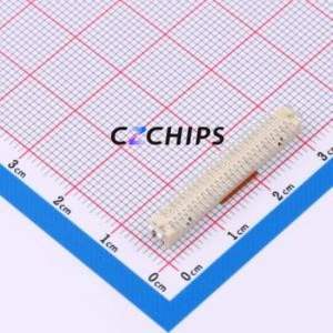 X1016WM-51-46SN Board-to-Board & Backplane Connector SMD,P=1mm Connector 51P 1mm Vertical Mount 2 - Product Image 2