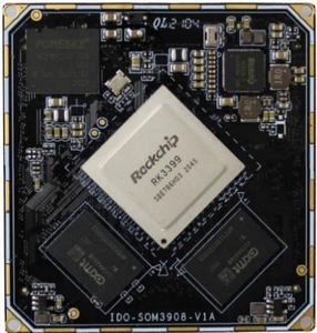IDO-SOM3908 Rockchip RK3399 ซีพียู 64 บิต 6 คอร์ แรม 4GB DDR4 หน่วยความจำ 32GB EMMC ระบบ Android 7.1 LINUX บนโมดูล SOM บอร์ดคอร์ฝังตัว - Product Image 2