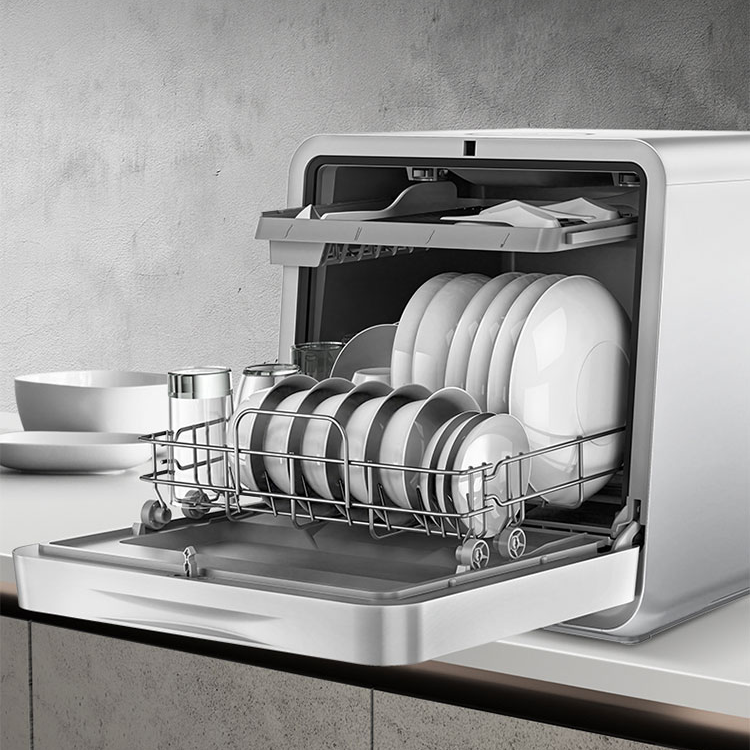 Electric Automatic Smart Mini Compact Dishwashing Machine Counter Top Electric Dish Washer Table Drawer Household Dishwasher