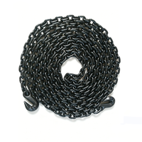 Cadena de Acero de Alta Calidad para Elevación, Tratada Térmicamente, Negra, de 6mm-22mm de Diámetro, Galvanizada y Soldada