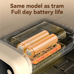 2025 mới tái sử dụng có thể sạc lại Mini USB tay ấm hơn 6000mAh ngân hàng điện có thể điều chỉnh nhiệt cho xe ngoài trời sử dụng bền PC - Product Image 4