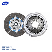 Disque de pression d'embrayage moteur Isuzu 350 mm sûr et fiable, 10 cannelures, pour pièces de camion SINOTRUK HOWO