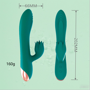 Vibrateur Lapin Point G pour Femmes, Stimulateur Double Clitoris et Tétons, Masseur Vaginal 2-en-1, Godemiché Masturbateur pour Jouets Sexuels Adultes - Product Image 6