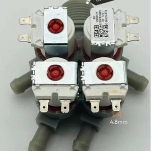 Válvula de entrada de agua de cuatro vías, DC12V, plástico, 5220FR2008Y, para lavadora - Product Image 2