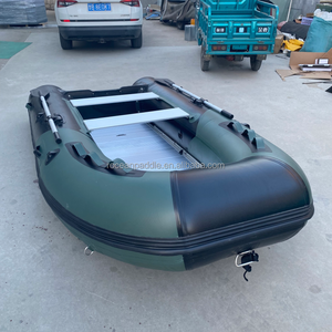 Bateau pneumatique populaire de 2,7 m, 2,9 m, 3 m, 0,9 mm ou 1,2 mm en PVC, pour 1 à 4 personnes, avec plancher en aluminium - Product Image 1