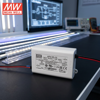 Mean Well APV-25-5/12/15/24/36 APV-25-24 Fuente de Alimentación de Voltaje Constante para Iluminación LED, Pantallas Electrónicas y Pantallas de Subtítulos 25 Nuevo y de Venta Rápida
