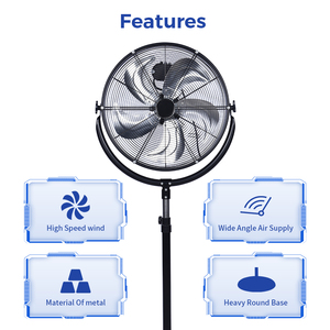Hot Bán Hội Thảo 3 Bánh Răng Điề<span class=keywords><strong>u</strong></span> Chỉnh Gió Mạnh 20 Inch <span class=keywords><strong>U</strong></span> Hình Dạng Thương Mại Đứng <span class=keywords><strong>Fan</strong></span> Với Kim Loại Lá - Product Image 2