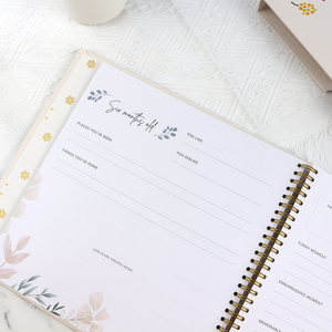 Tùy chỉnh đầy đủ màu sắc in ấn bé cuốn sách Tạp Chí bé tăng trưởng kỷ lục kế hoạch kỷ niệm cuốn sách bé Album với hộp - Product Image 6