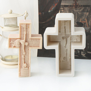 Moule en silicone Jésus catholique pour bougies, ornements en plâtre, décorations religieuses d'église, moule de moulage, fabrication de bougies d'aromathérapie DIY - Product Image 6
