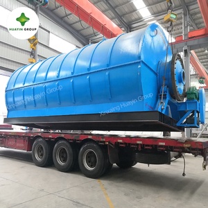 Automatic 5ton waste plastic pyrolysis plant to petrol in canada with CE