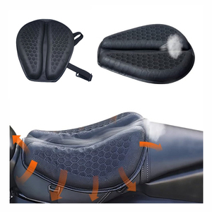 Accessoires universels pour <span class=keywords><strong>moto</strong></span>, housse <span class=keywords><strong>de</strong></span> <span class=keywords><strong>selle</strong></span> en gel 3D nid d'abeille, respirante, <span class=keywords><strong>coussin</strong></span> <span class=keywords><strong>de</strong></span> gel pour <span class=keywords><strong>selle</strong></span> <span class=keywords><strong>de</strong></span> <span class=keywords><strong>moto</strong></span>, <span class=keywords><strong>coussin</strong></span> en gel pour siège - Product Image 1