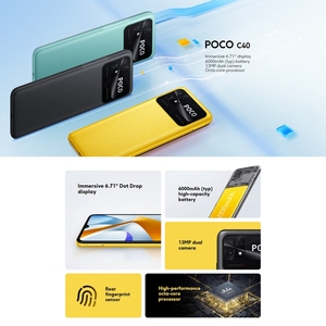 Smartphone POCO <span class=keywords><strong>C40</strong></span> 4G Versione Globale EU di Alta Qualità, 3GB+32GB, Telefoni Cellulari Android - Product Image 3