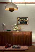 Buffet de luxe moderne en bois, meuble de rangement à 4 portes pour chambres parentales, mobilier de luxe pour hôtels et villas