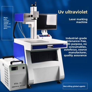 Nouvelle machine de marquage laser violet haute puissance 3W/5W/10W pour verre, agate, cristal et céramique, avec refroidissement par eau/air et garantie de 3 mois - Product Image 3
