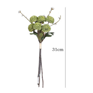 Bouquet de chrysanthèmes artificiels en soie, haute simulation, pour mariage et décoration intérieure, style classique, réutilisable - Product Image 5