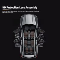 Projecteur de lumière de bienvenue LED pour portière de voiture, lampe fantôme pour Mercedes Maybach Classe GLS, lumière de courtoisie dynamique, logo laser
