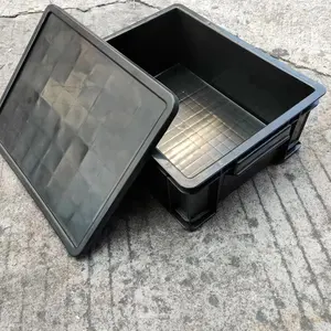 PP Anti-Static Component Storage ESD Container Tray Pallet Bin Anti-Static Conductive Boxes