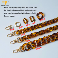 Élégant Coloré Acrylique Bracelet Collier Téléphone Charme Résine Chaîne de Téléphone Portable Conception Personnalisée