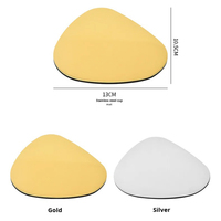 Sous-verre en acier inoxydable écologique, vente en gros d'usine, couleur personnalisée, design moderne et élégant, tapis créatif pour tasses à café et thé